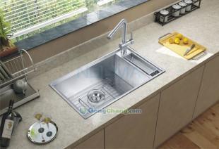 供應廚房專家水槽 進口材質多功能手工水槽，打造理想廚房核心